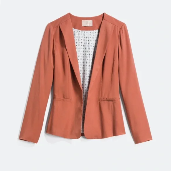 SKIES ARE BLUE Collarless Blazer XXL - Picture 6 of 6